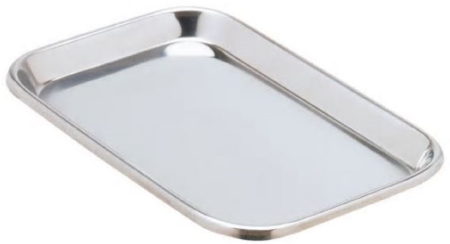 Tray Instrument Miltex® Solid Stainless Steel 1-17/32 X 6-49/64 X 10-25/64 Inch by Integra York PA, Inc. (Miltex)  ID 3-948